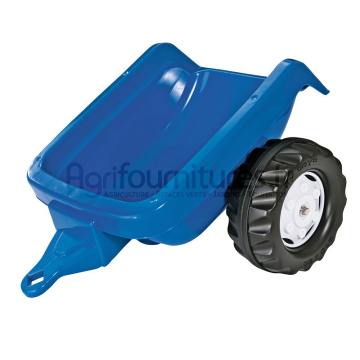 Remorque simple essieu bleue 570 x 465 x 265 mm Rolly Toys