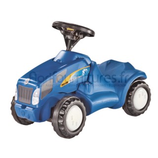 Porteur avec coffre sous le capot New Holland T6010 Rolly Toys