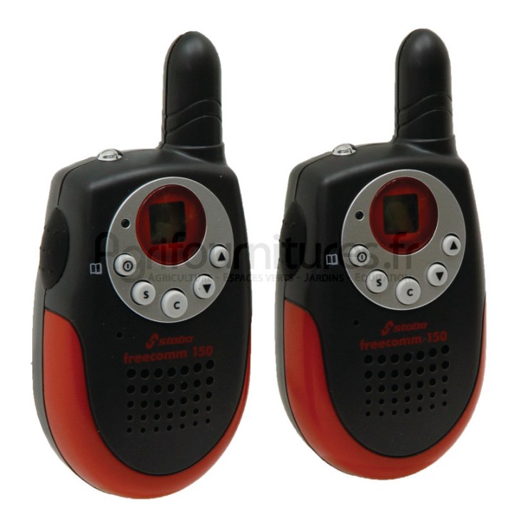 Stabo freecomm 150 2 Talkie-Walkie et 2 clips ceinture
