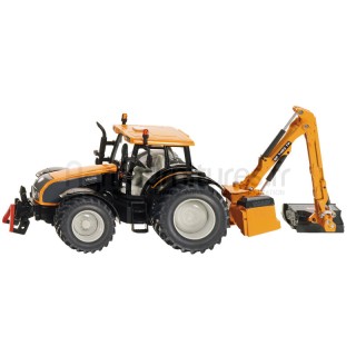 Tracteur avec faucheuse pour talus Kuhn Valtra Siku