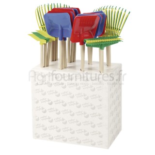 Présentoir de matériel de jardin, 24 pièces Rolly Toys