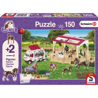 Puzzle Centre équestre et vétérinaire, 150 pièces Schmidt