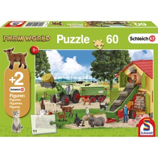 Puzzle la récolte à la ferme, 60 pièces Schmidt