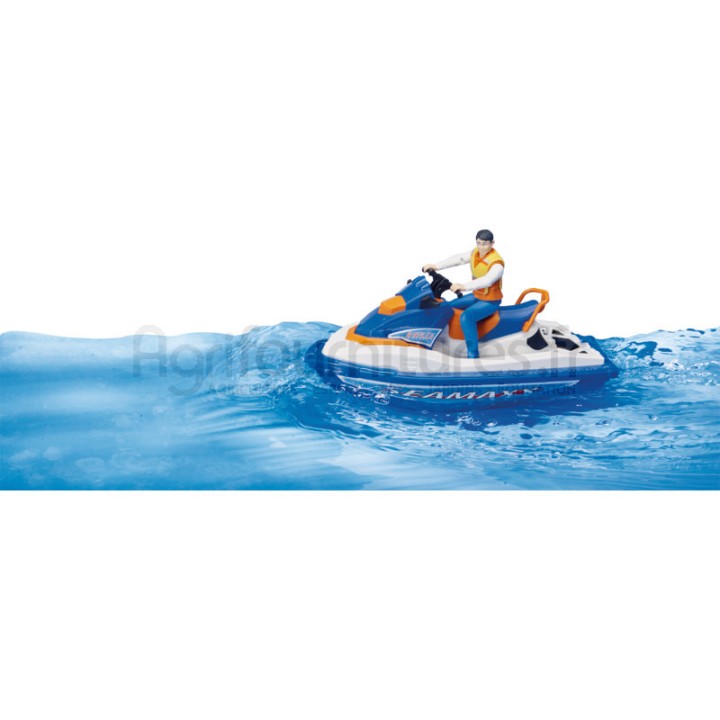 Scooter des mers et conducteur avec pilote Bruder