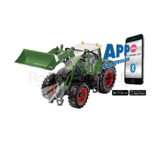 Tracteur avec chargeur frontal, télécommande via application bluetooth Fendt 933 Vario Siku