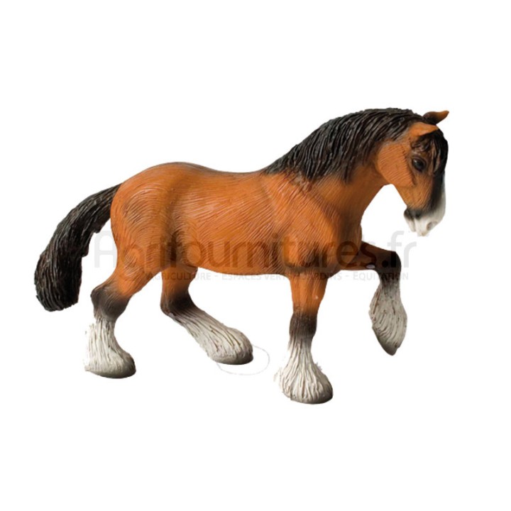 Hongre Shire Horse Bullyland