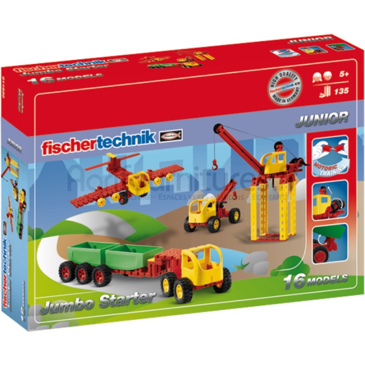 Jumbo Starter, 135 pièces à partir de 5 ans Fischertechnik