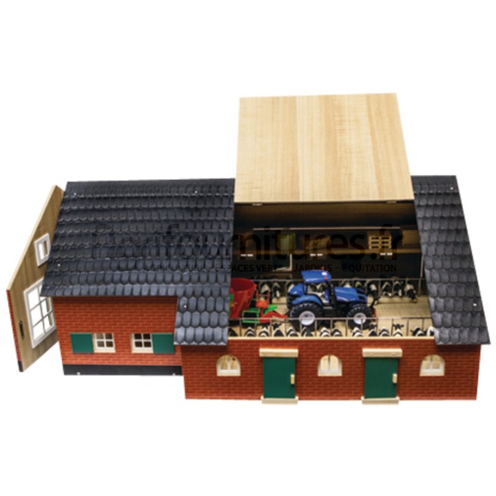 Ferme en bois avec étable Kids Globe