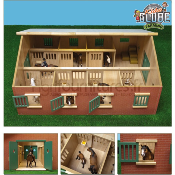 Écurie avec 7 boxes Kids Globe