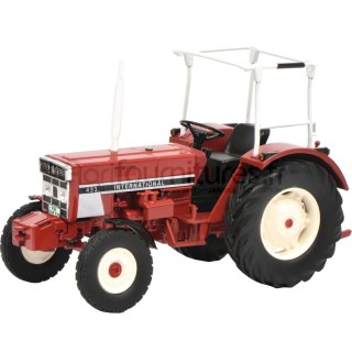 Tracteur avec arceau, rouge, moulé sous pression International 433 Schuco