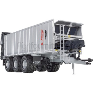 Remorque de déchargement avec rouleaux d‘épandage Fliegl 391 Wiking