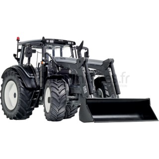 Tracteur avec chargeur frontal Valtra N 123 Wiking