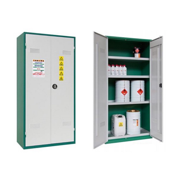 Armoire Phyto Agrifournitures 830L avec 2 portes + 4 bacs de rétention