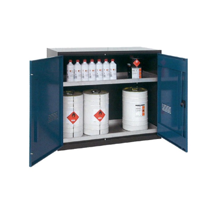 Armoire Phyto Agrifournitures 410L avec 2 portes + 2 bacs de rétention