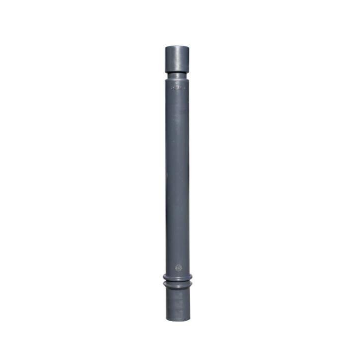 Poteau TPU1000 Viso, mémoire de forme, à sceller - anthracite - tête cylindrique Ht 1130 - Ø 100 mm
