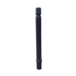 Poteau TPU1000 Viso, mémoire de forme, à sceller - noir - tête cylindrique Ht 1130 - Ø 100 mm