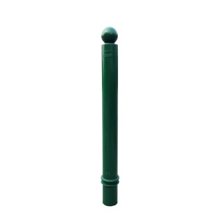 Poteau TPZ Viso, mémoire de forme - A sceller - Vert -Tête boule Ht 1130 - Ø 80 mm