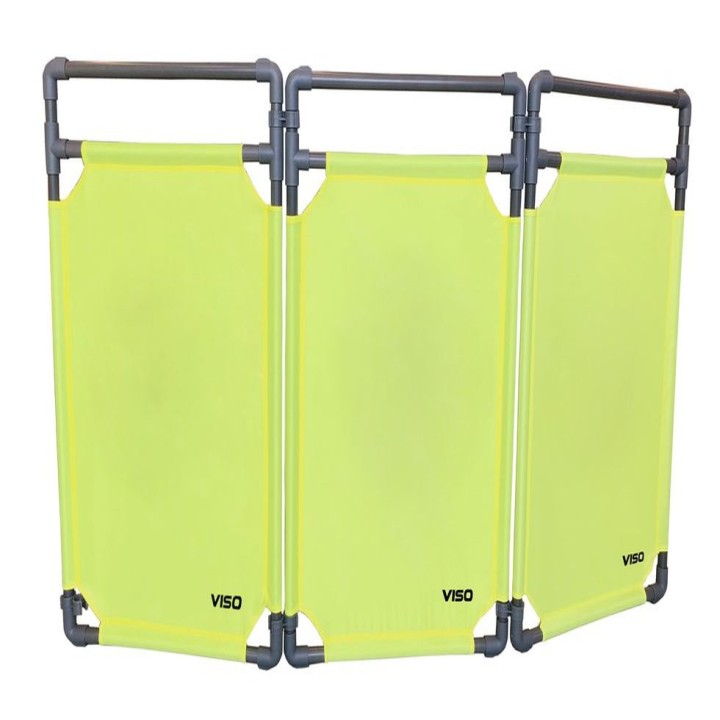 Barrière Travo Viso PVC - 3 vantaux - Jaune uni L 1700 x H 1000 mm