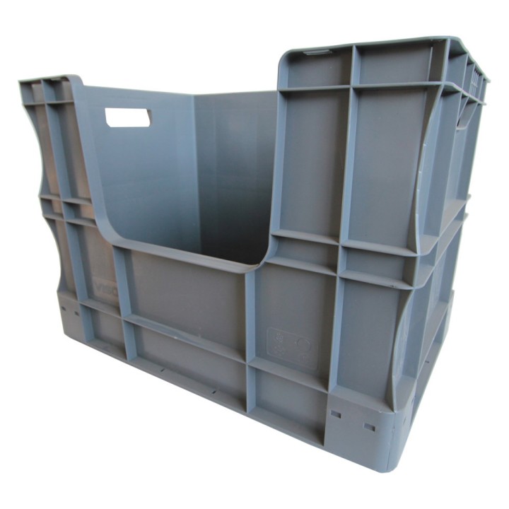Lot de 2 bacs SPK Viso ouverture sur coté 400x600x430 mm