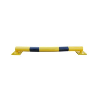 Butée TPX Viso, mémoire de forme - A fixer - Noir-jaune - Ht 120 - Ø 80 mm