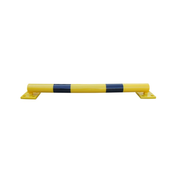 Butée TPX Viso, mémoire de forme - A fixer - Noir-jaune - Ht 120 - Ø 80 mm