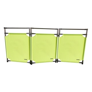 Barrière Travo Viso INOX - 3 vantaux - Jaune uni L 1700 x H 1000 mm