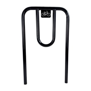 Epingle à vélo Viso à sceller au sol - Acier - Noir