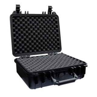 Mallette étanche WAT IP67 Viso, mousse prédécoupée - noir - L 515 x l 415 x H 200 mm - charge max. 32 kg