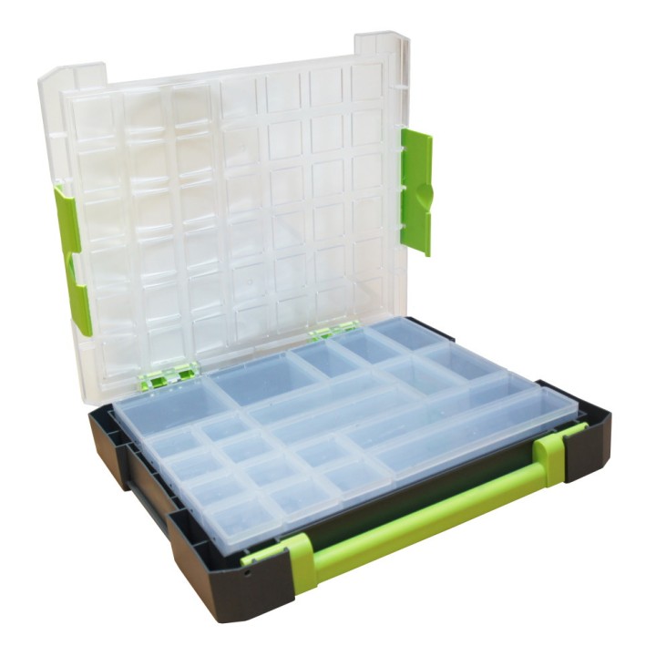 Mallette Viso 21 godets PP + couvercle polycarbonate