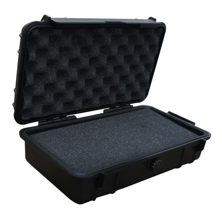 Mallette étanche WAT IP67 Viso,  mousse prédécoupée - noir - L 239 x l 144 x H 70 mm