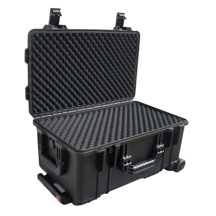 Valise étanche WAT IP67 Viso, roulettes + poignée télescopique + mousse prédécoupée L 560 x l 355 x H 290 mm
