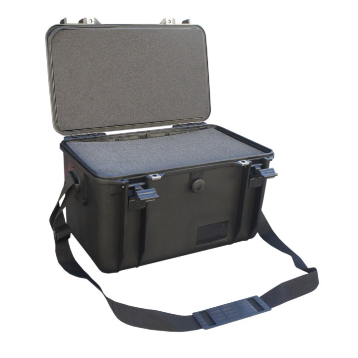 Mallette étanche WAT IP67 Viso,  mousse prédécoupée - noir - L 428 x l 283 x H 275 mm
