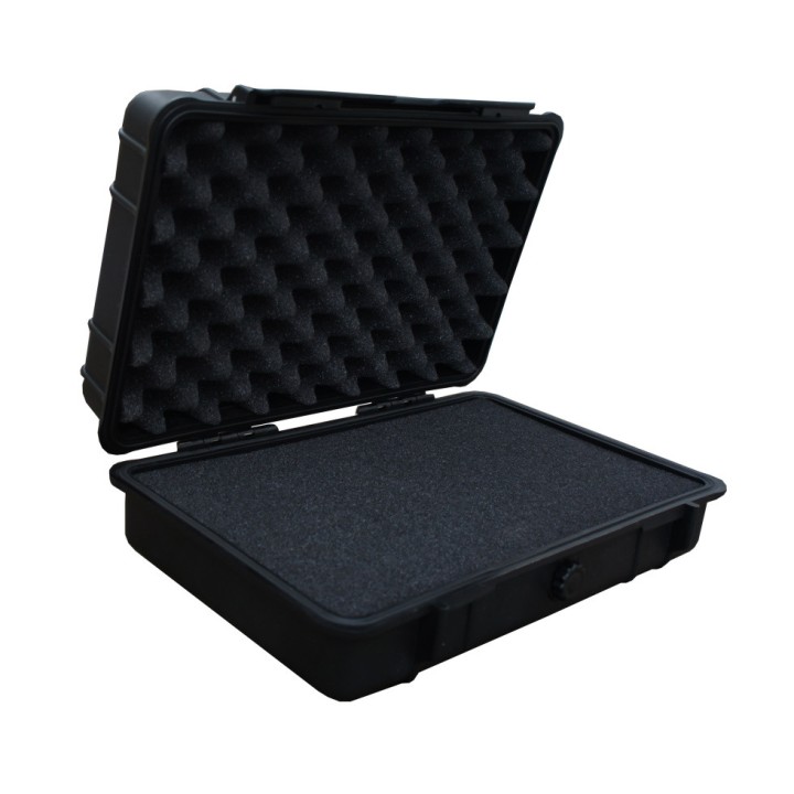 Mallette étanche WAT IP67 Viso,  mousse prédécoupée - noir - L 246 x l 175 x H 80 mm