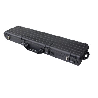 Valise étanche WAT IP67 Viso, roulettes + poignée télescopique + mousse prédécoupée - noir - L 975 x l 430 x H 168 mm