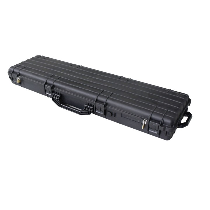 Valise étanche WAT IP67 Viso, roulettes + poignée télescopique + mousse prédécoupée - noir - L 975 x l 430 x H 168 mm