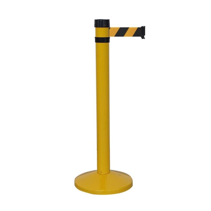 Poteau jaune RS4 Viso - sangle 4 m - noire-jaune - larg. 50 mm