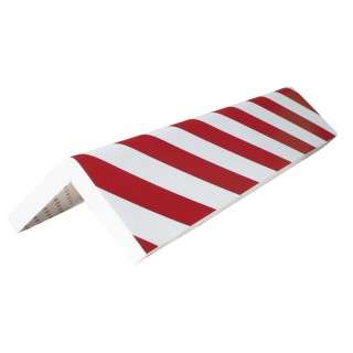 Lot 5 protections d'angle murale Viso, adhésives - Mousse-rouge-blanc