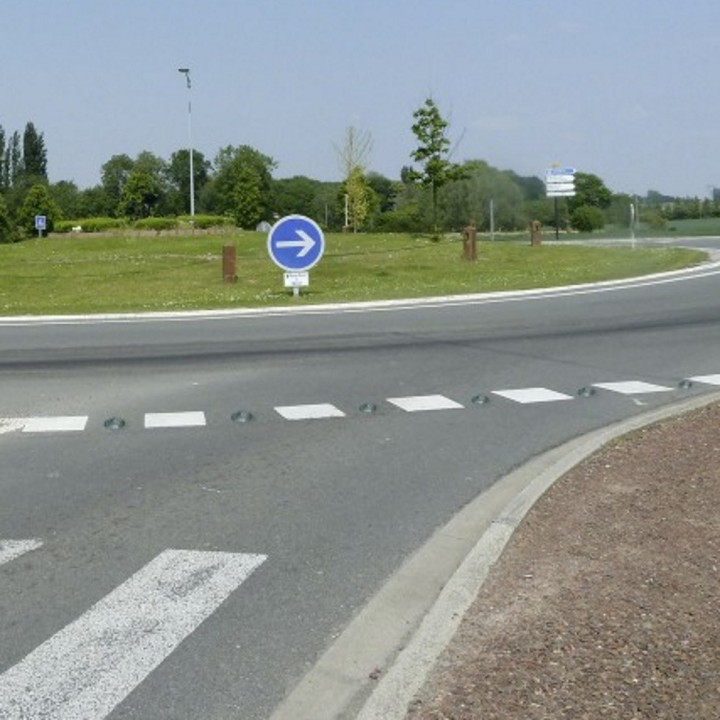Plot Viso en verre trempé à encastrer