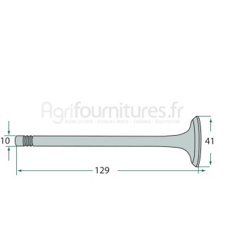 Soupape d'admission par moteurs MWM, pour moteurs AKD 12, AKD 112