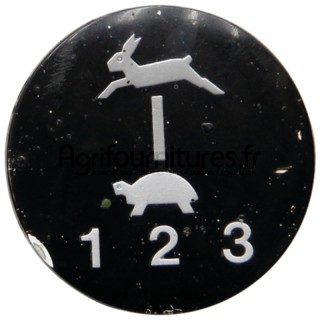 Symbole pour Mercedes-Benz (lièvre-tortue) Trac 700, 800, 900, 1000, 1100
