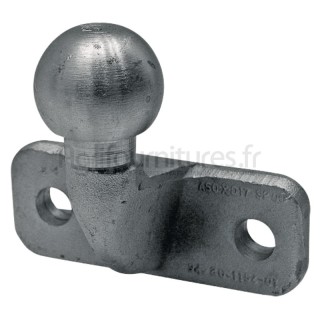 Boule d'attelage, entraxe 90 mm et alésage 17 mm