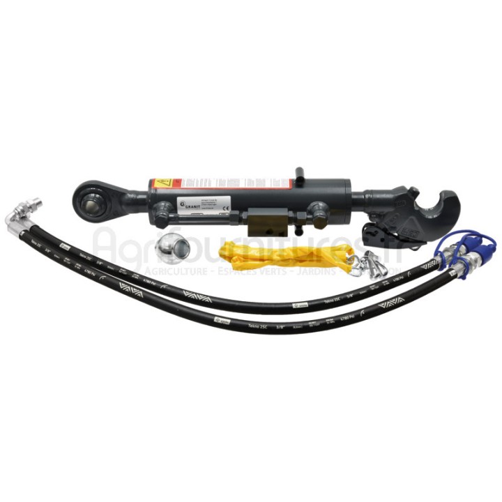 Barre de poussée hydraulique clapet piloté latéral course 280 mm
