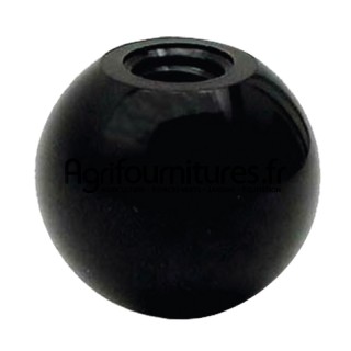 Boule d'attelage en plastique taraudée 10 mm, diam. 36 mm
