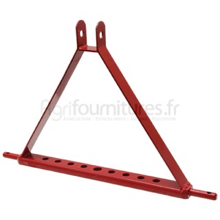 Barre à trous cat.1 diam. 21 mm, dim. 770 x 61,5 x 30 mm