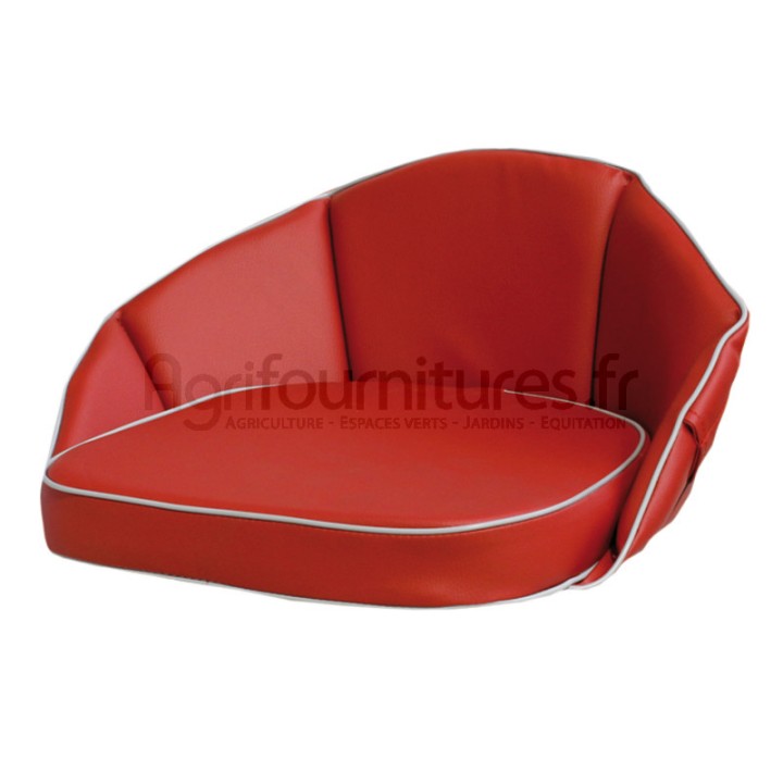 Coussin en synthétique, fixation par sangle dossier 30 cm