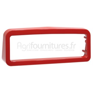 Calandre supérieure rouge