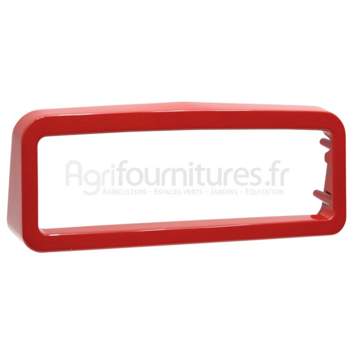 Calandre supérieure rouge