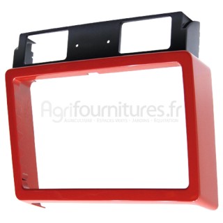 Calandre inférieure rouge