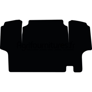 Tapis de sol en velours noir pour tracteurs Case IH