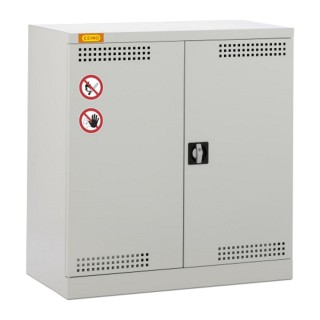 Armoire de sûreté basses produits chimiques et toxiques, porte battante Cemo